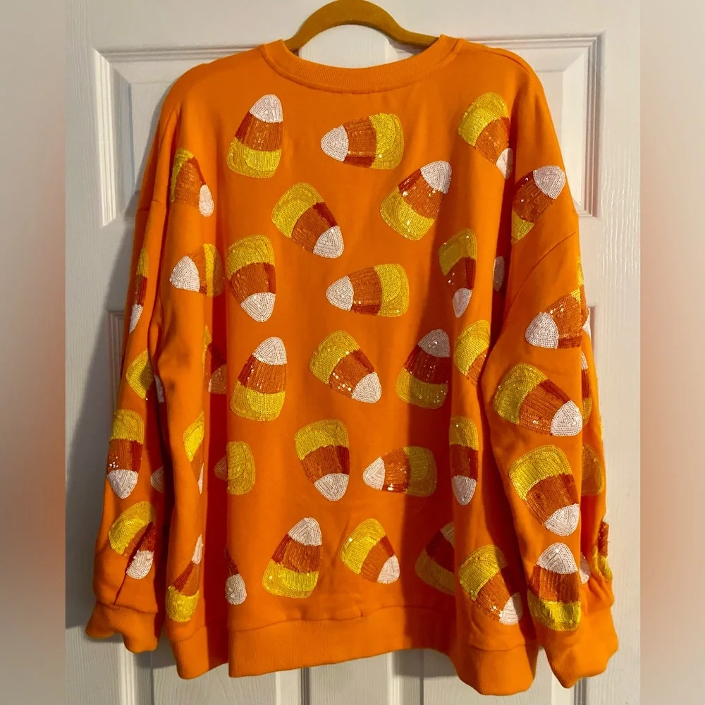 Orange Candy Corn Sweater - Picture 2 of 2